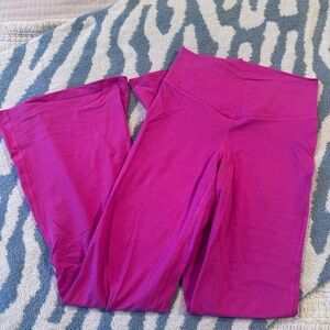 Old Navy Super-Flare Pink Yoga Pants